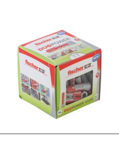 Buchas Duopower 10 x 50 mm Fischer Caixa 50 uds