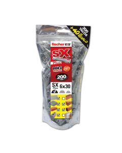 Bucha SX Plus 6x30mm 200+40grátis Fischer