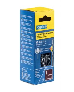 Rebites Ø4X10MM XL Alumínio e broca 50 unidades