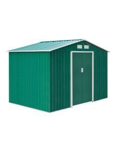 Abrigo de armazenamento 277x195x192 cm aço e pp color verde Outsunny