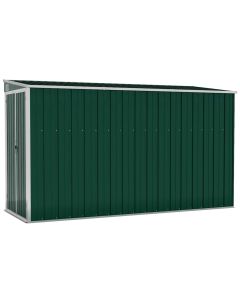 Abrigo suspenso p/ jardim 118x288x178 cm aço galvanizado verde