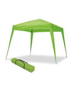 Tenda dobrável 3x3 verde lima - estrutura de aço - praia jardim terraço