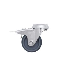 RODA GIRATÓRIA Ø 5 CM COM PASSADOR E TRAVÃO