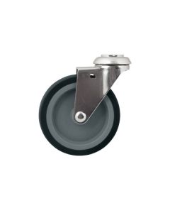 RODA GIRATÓRIA Ø 10 CM COM PASSADOR