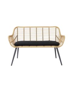 Banco de jardim em rattan Apolima GoodHome