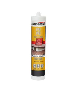 Vedante de poliuretano em tubo de 280 ml branco Brenner