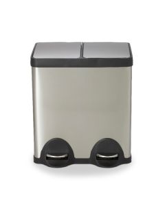 Balde do lixo cozinha duplo reciclagem beclan 40l