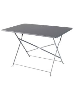 Mesa de jardim de jardim Saba GoodHome 71x70x110cm em aço