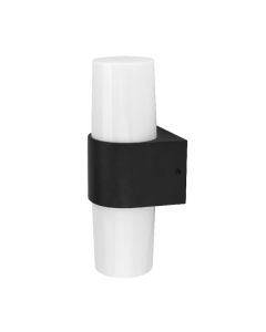 Aplique Exterior LED 2 Faces Preto Osmunda