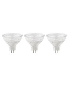 Pack de 3 Lâmpadas LED MR16 GU5.3 345 lm 3,4 W Luz Neutra