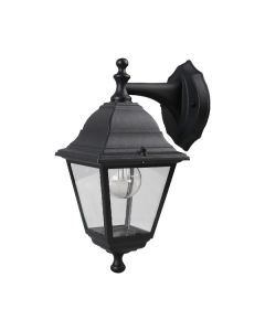 Aplique Exterior Descendente 4 Faces Preto Varennes