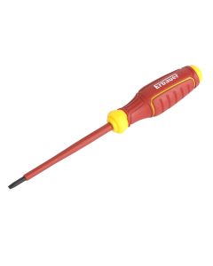Destornillador aislante plano VDE 100x4 Erbauer