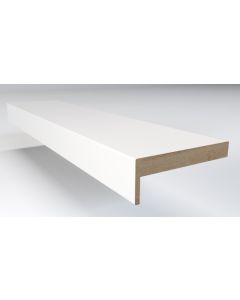 Conjunto de molduras branco melamina Carina