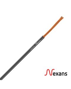 H07V-R 6mm cabo preto Nexans cortado 1m