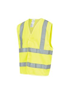 Chaleco de alta visibilidad amarillo S M Site
