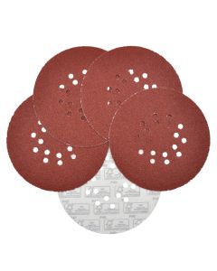 5 folhas de lixa para lixadora de parede grão 40 225mm Titan