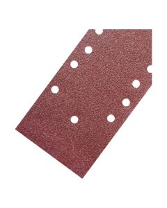 5 folhas de lixa de um terço de folha orbital grão 120 93x230mm Titan