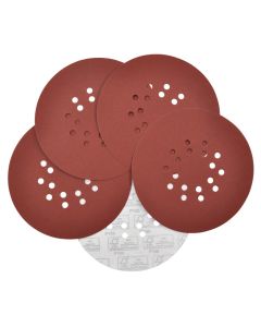 5 folhas de lixa para lixadora de parede grão 180 225mm Titan