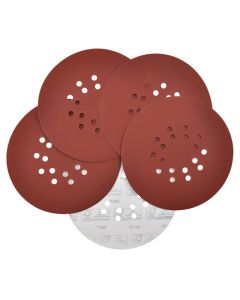 5 folhas de lixa para lixadora de parede grão 240 225mm Titan