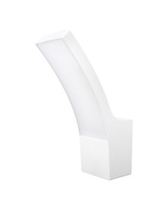 Aplique de parede gambell retangular LED branco