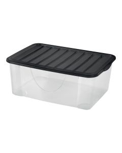 Caixa de plástico com tampa 9 l 36 x 23,4 x 14,5 cm