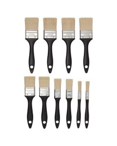 Set de 10 pincéis planos universal