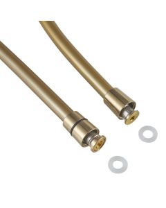 Flexível de duche em PVC dourado 175cm Cooke & Lewis