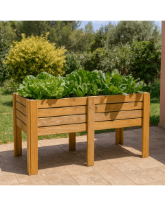 Horta urbana- mesa de cultivo mura profunda 40cm vidahuerto 150x80x80 cm