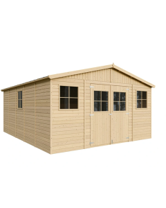 Cobertizo de madera - a246x418x522cm/20m2 - Timbela m333