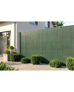 Tela de PVC viso, 5m x 1,8m, verde