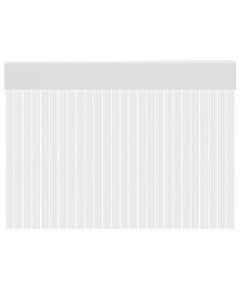 Cortina de porta PVC transparente pastel / 90 x 210