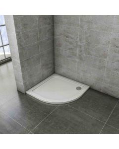 Base de duche quadrant 90x90x3cm branca, pedra artificial