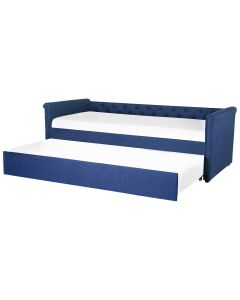 Cama gavetão tecido libourne 80 x 200 cm azul marinho