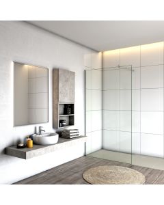 Painel de duche,vidro anti-calcário 8mm,barra ajustável 70-120cm,130x200cm