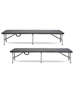 Pack de 2 bancos dobráveis ​​para catering 180x30x43cm Thinia Home