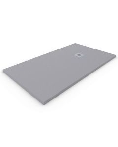 Base de duche em resina extraplano. Cinza cimento 90x100cm