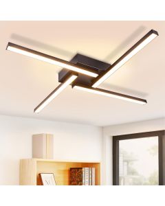 Nettlife plafon LED branco 24w design moderno 3000k branco quente