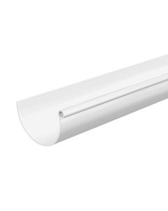 Caleira em PVC curvo branco 125 mm