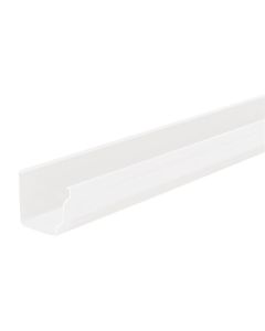 Caleira de cornija de PVC branco 2 m