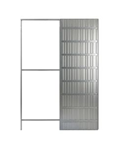 Guia encastrar porta correr 70 parede de gesso