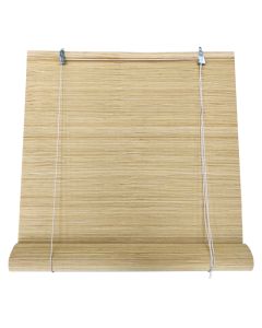 Estores rolo| 100% cana bambu reforçada| cego madeira| 120x200cm| bege