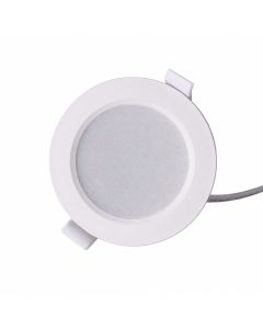 Luminária de embutir LED circular 5w ø92mm ip44 – corte cct ø75–80mm