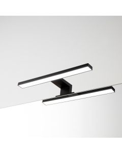 APLIQUE DE LUZ PARA CASA DE BANHO PRETO YUMA 30CM
