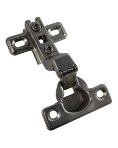 Duas dobradiças invisíveis semi-anguladas 26mm