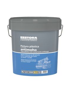 Tinta plástica anti-mofo Restora branca mate 15L