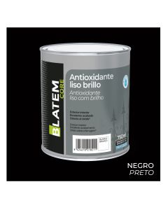 Esmalte antioxidante à base de água brilho preto 750ml Blatem Core