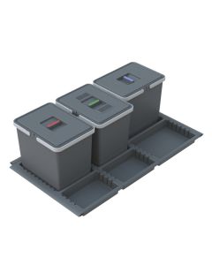 Ecopontos Para Gaveta Do M&oacute;vel De 90 Cm Cinzento