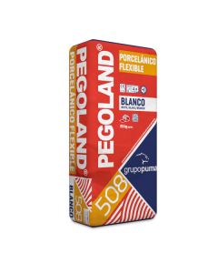 Pegoland porcelânico flexível branco c2 te 25 kg