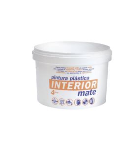 Tinta plastica branca mate 4l