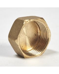 Tampão latão h 3/4 1u.